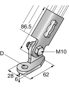 Bisagra sísmica mqs-ac-10 2